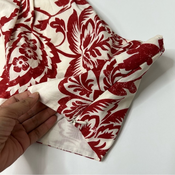 Zara Bloggers Favorite Print Poplin One Shoulder Top + Mini Skirt Set Size S - Picture 16 of 16